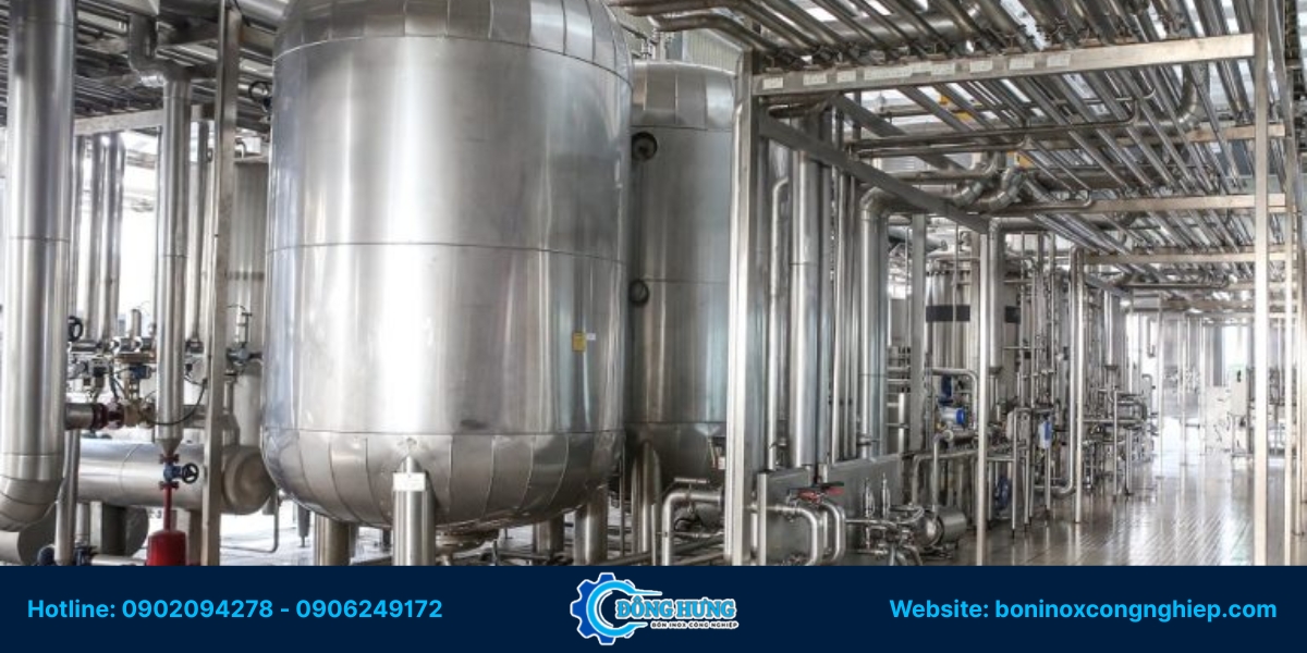 Quy trình gia công bồn inox tại Đông Hưng