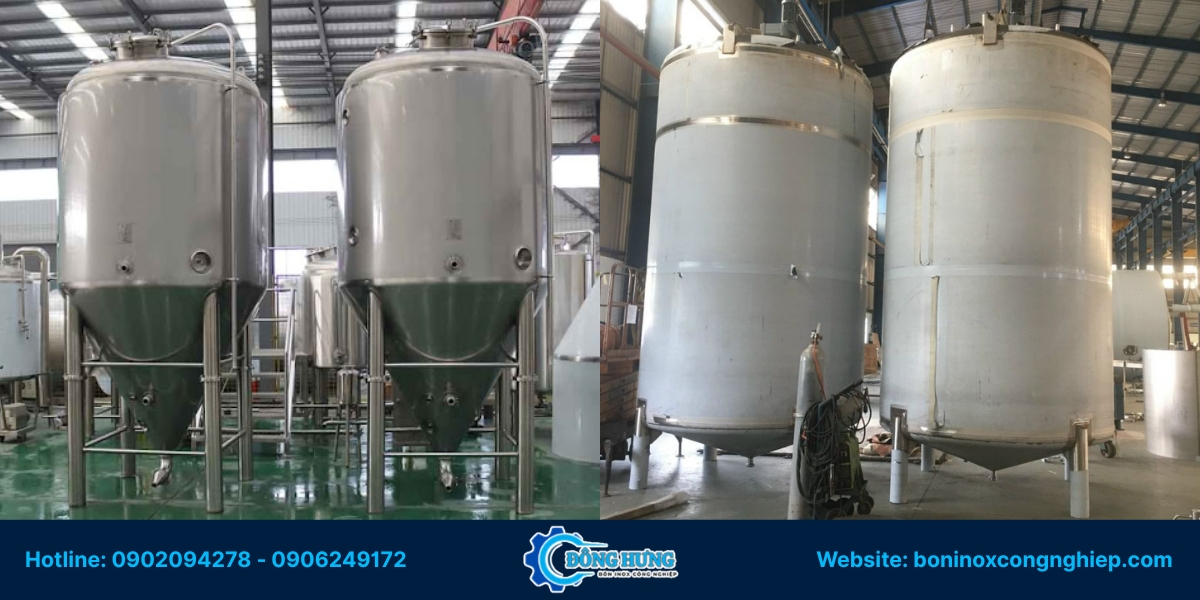 Quy trình gia công bồn inox công nghiệp tại Đông Hưng