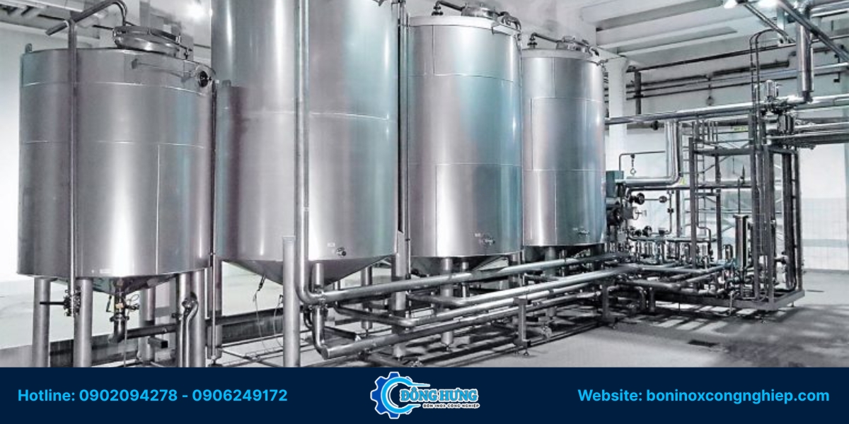 Báo giá bồn chứa inox công nghiệp tại Bình Dương - Đông Hưng