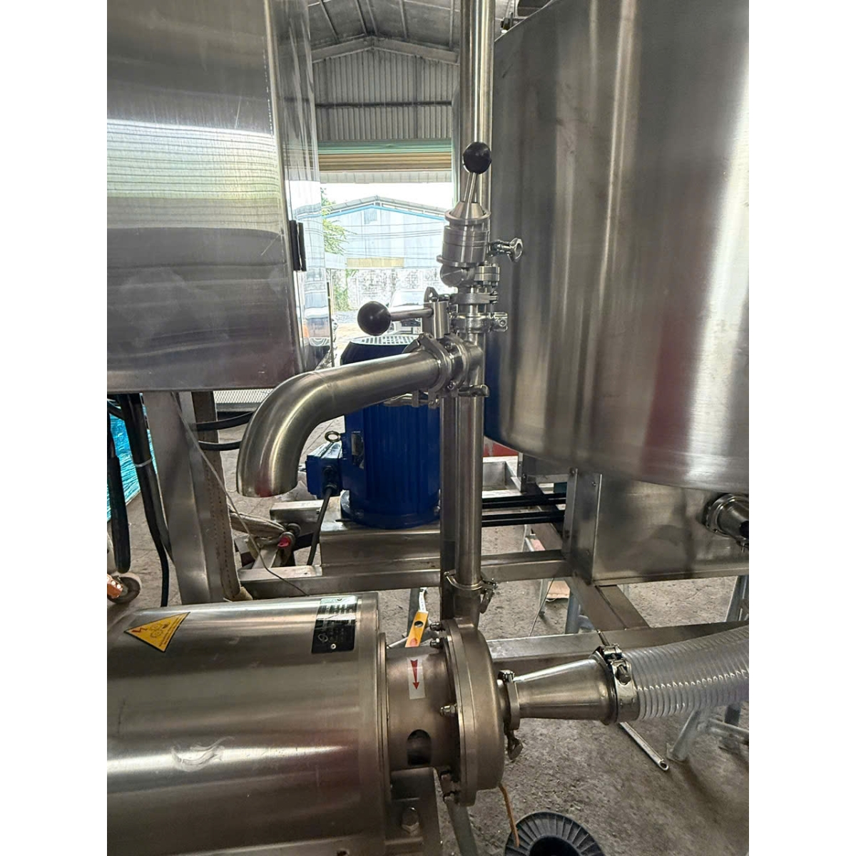 LẮP ĐẶT BỒN INOX THỰC PHẨM KCN VISIP