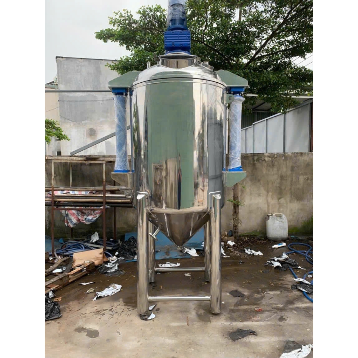 LẮP ĐẶT BỒN INOX THỰC PHẨM KCN VISIP