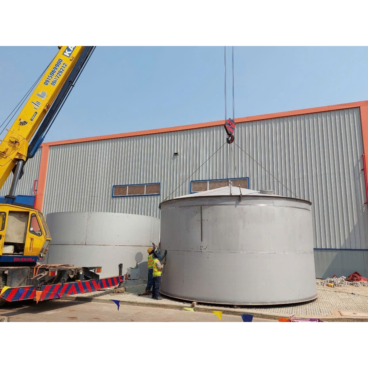 LẮP ĐẶT BỒN CHỨA NƯỚC TẠI MỸ PHƯỚC BẾN CÁT 