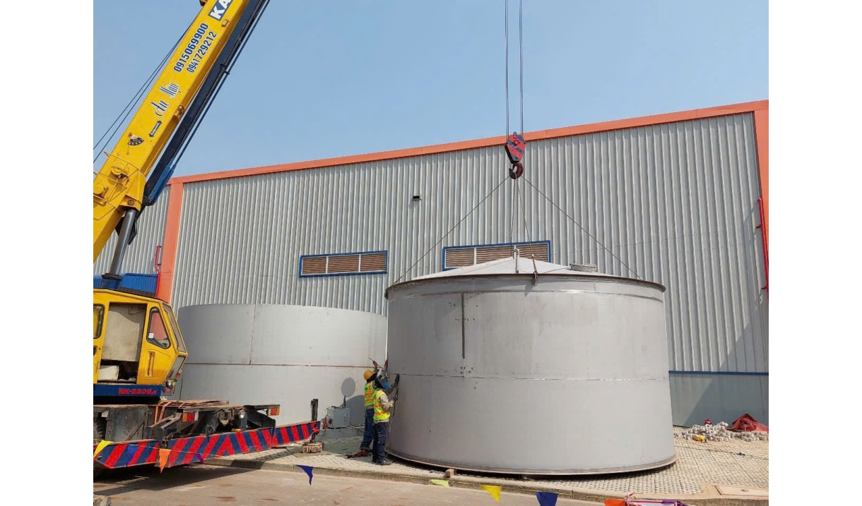 LẮP ĐẶT BỒN CHỨA NƯỚC TẠI MỸ PHƯỚC BẾN CÁT 