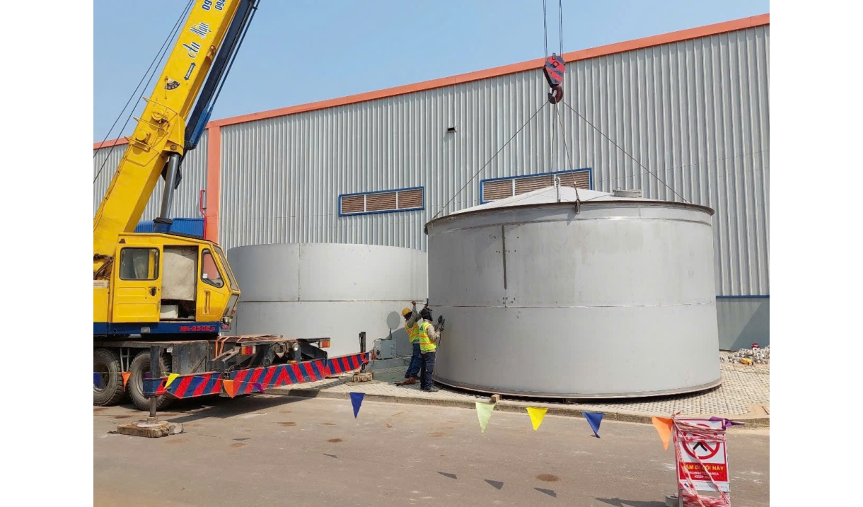 LẮP ĐẶT BỒN CHỨA NƯỚC TẠI MỸ PHƯỚC BẾN CÁT 