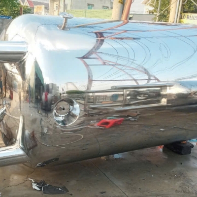 LẮP ĐẶT BỒN INOX THỰC PHẨM KCN VISIP