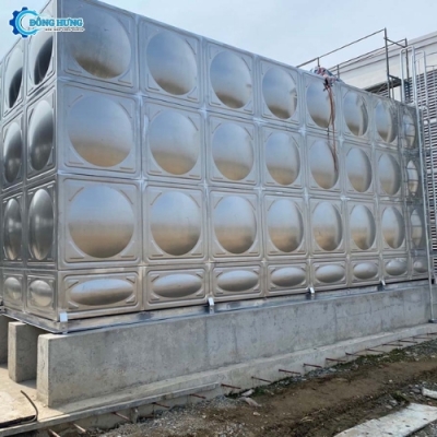 Lắp đặt bồn inox chứa nước tại Bình Phước