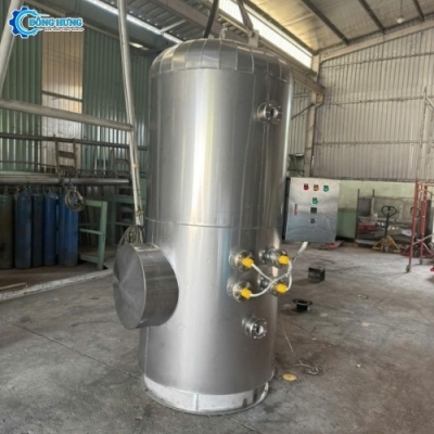 Lắp đặt bồn inox thực phẩm tại Lâm Đồng