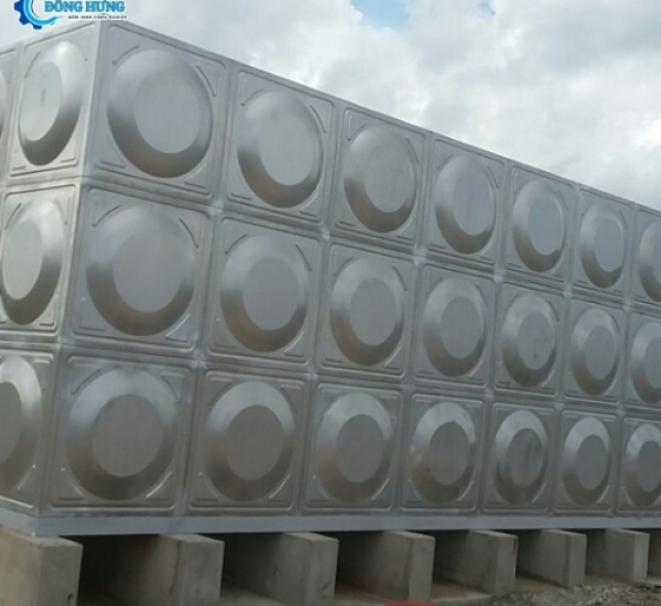 Gia công bồn inox chứa nước tại Bình Dương