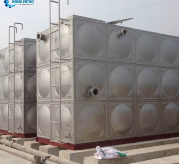 Giải pháp chứa nước bằng bồn inox lắp ghép tại công trình dân dụng