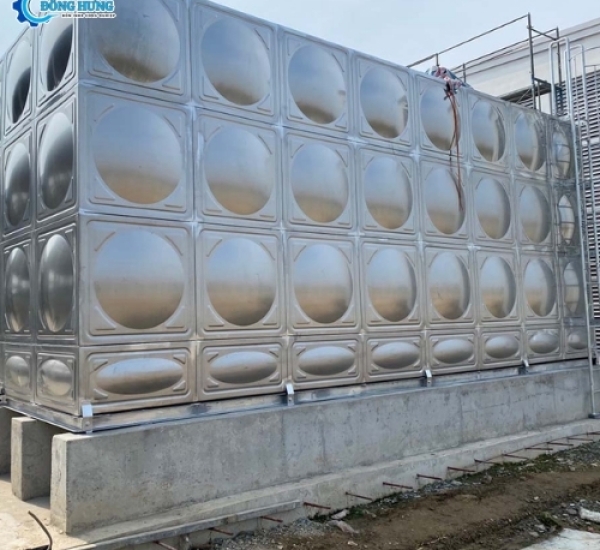 Lắp đặt bồn inox chứa nước tại Bình Phước