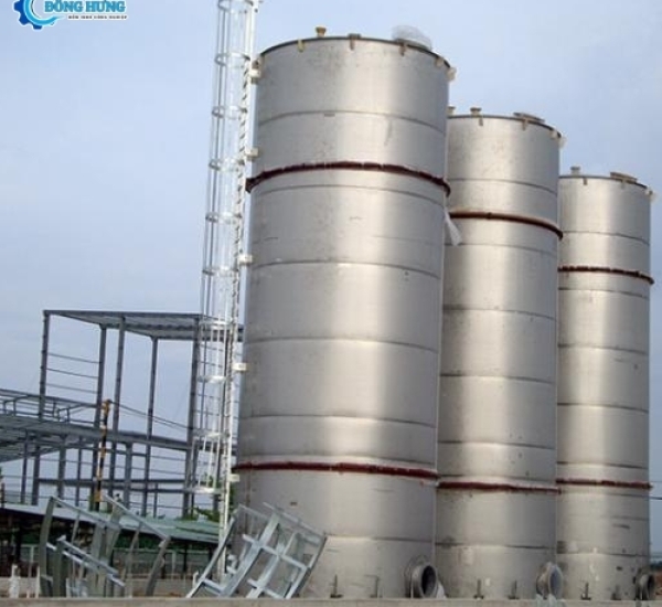 Lắp đặt bồn inox công nghiệp tại Bình Phước