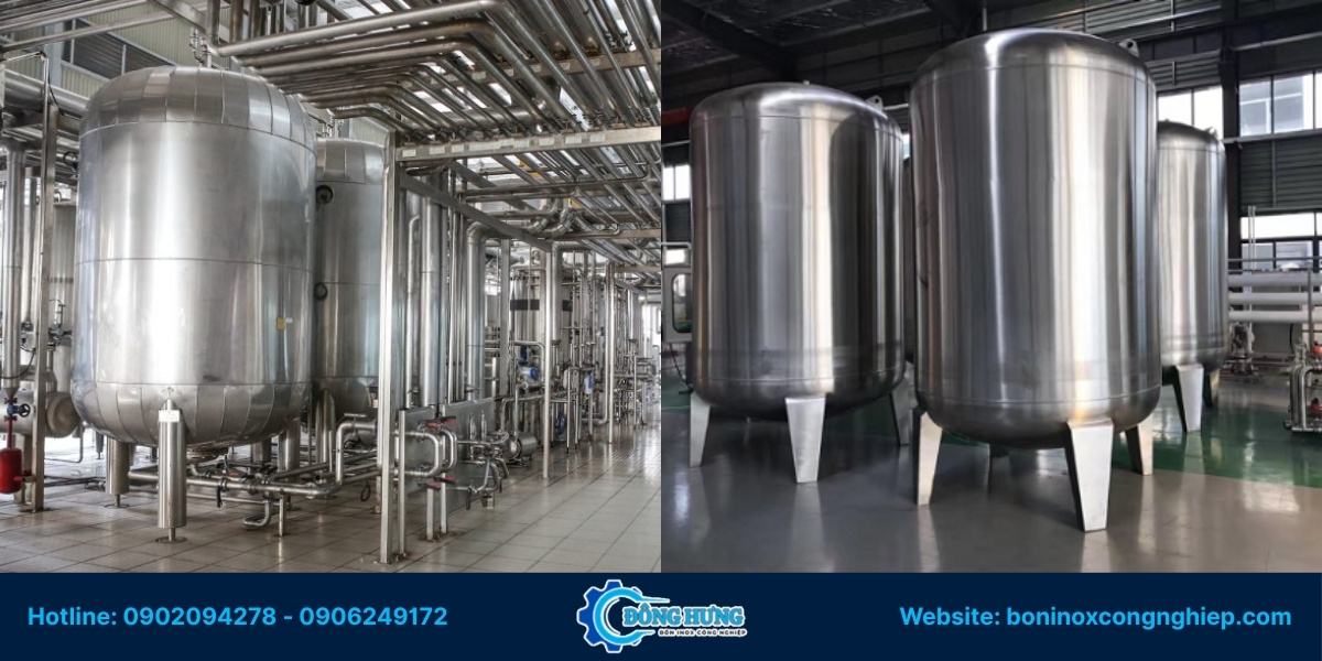 Quy trình sản xuất bồn inox công nghiệp tại Đông Hưng