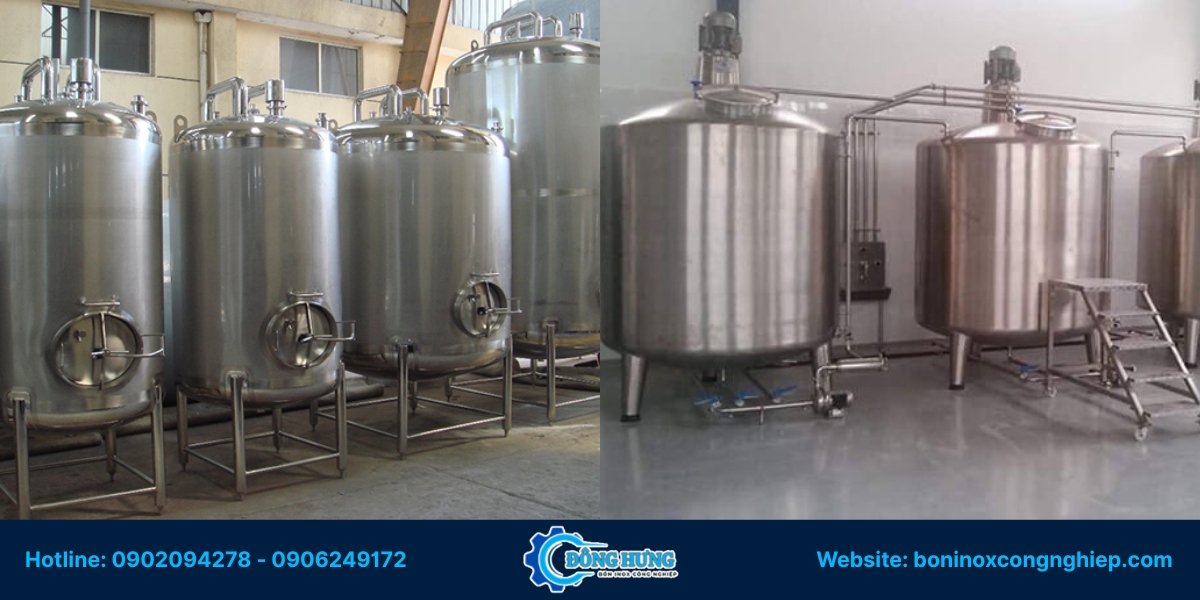 Tiêu chí lựa chọn bồn inox thực phẩm chất lượng