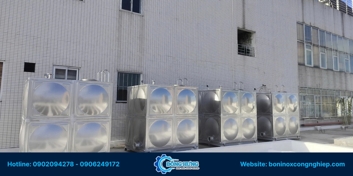 Các loại bồn inox chứa nước gia công tại Đồng Nai