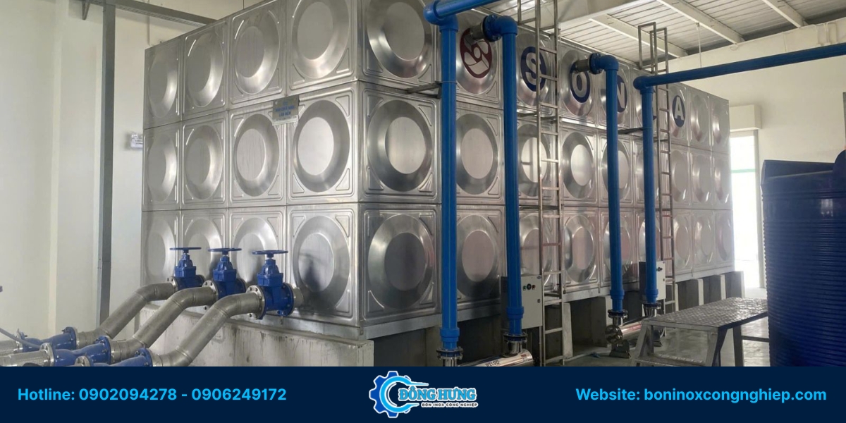 Các loại bồn inox chứa nước lắp đặt tại Bình Dương