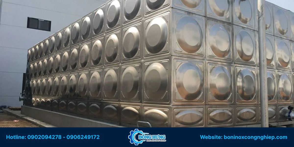 Các loại bồn inox chứa nước lắp đặt tại Bình Phước