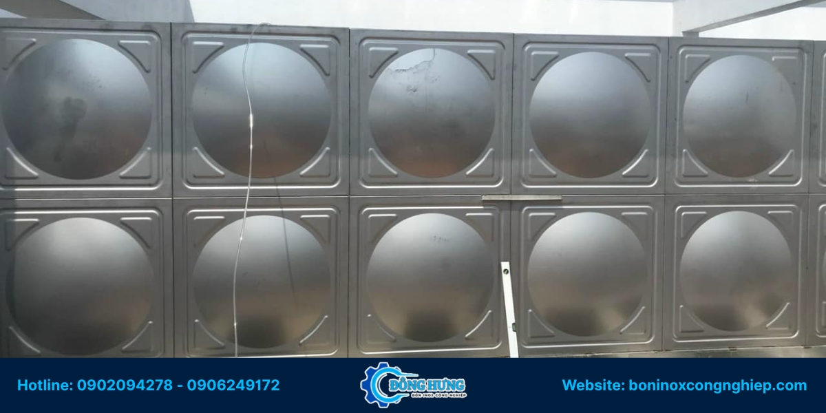 Dịch vụ gia công bồn inox chứa nước tại Đồng Nai