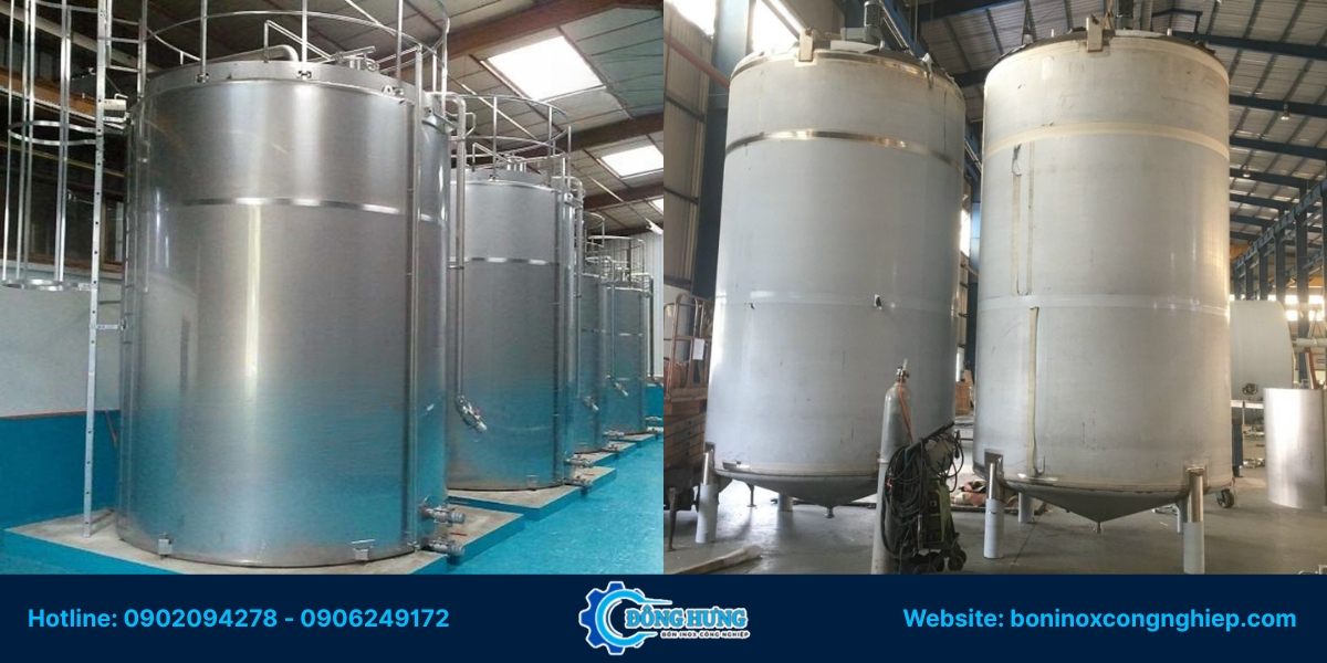 Dịch vụ lắp đặt bồn inox thực phẩm tại Bà Rịa - Vũng Tàu