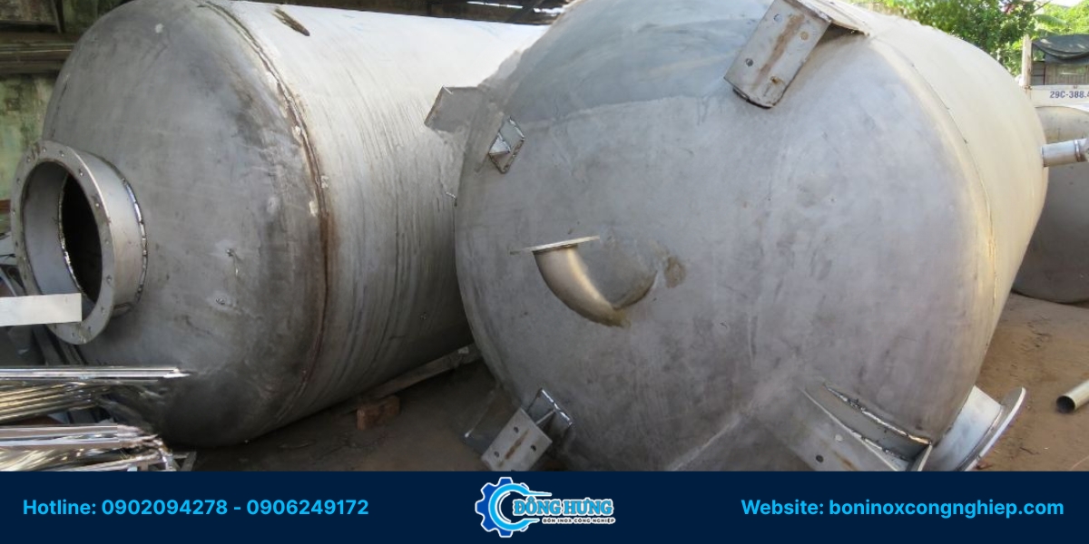 Ưu điểm khi lựa chọn Đông Hưng gia công bồn inox công nghiệp tại Bà Rịa - Vũng Tàu