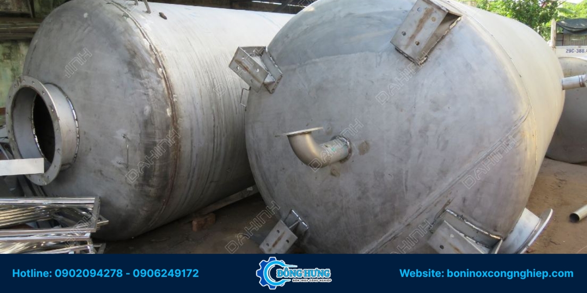 Ưu điểm khi lựa chọn Đông Hưng gia công bồn inox công nghiệp tại Bà Rịa - Vũng Tàu