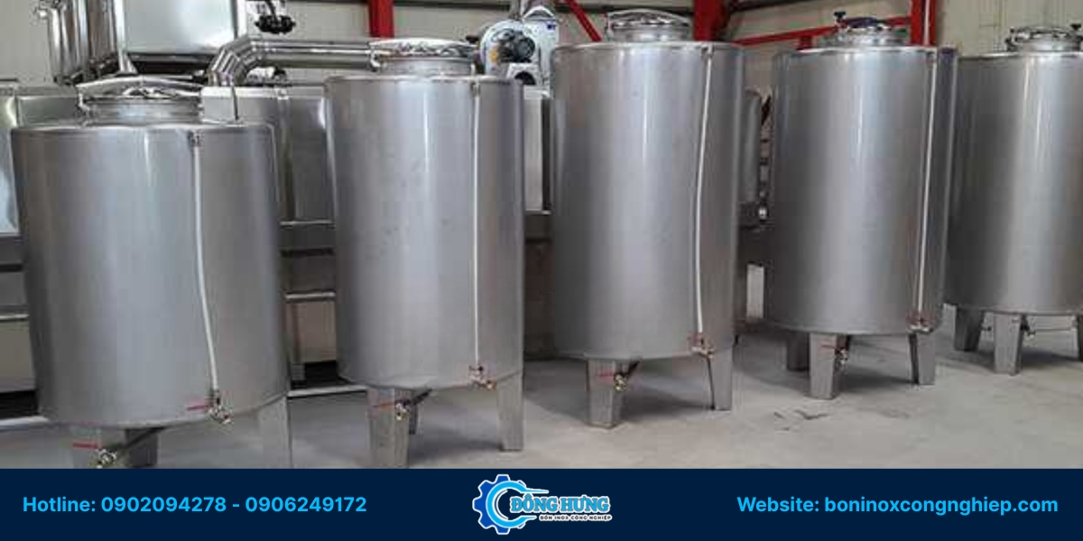Báo giá gia công bồn inox công nghiệp tại Bà Rịa - Vũng Tàu của Đông Hưng
