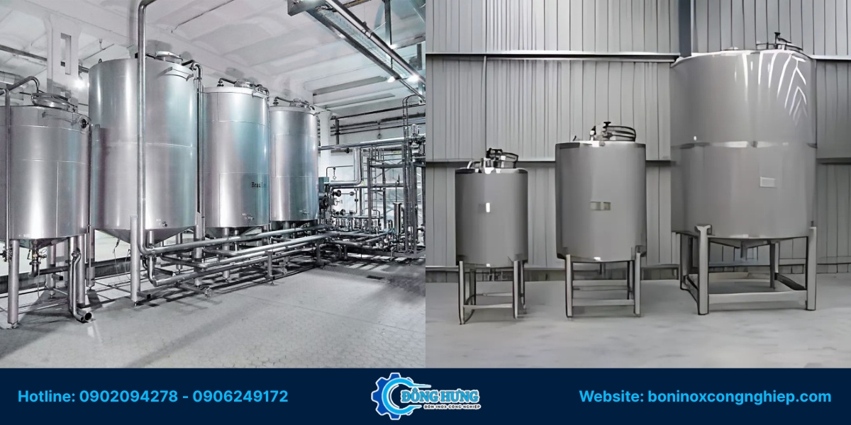 Tổng quan về gia công bồn inox công nghiệp tại Bình Thuận