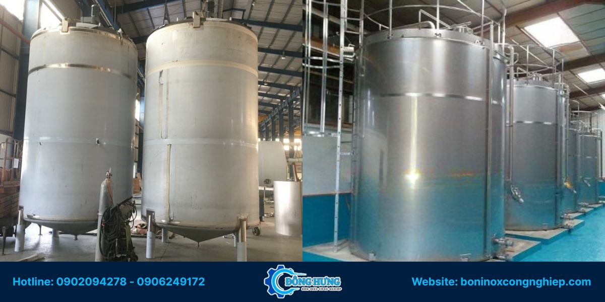 Lợi ích khi sử dụng gia công bồn inox công nghiệp tại Bình Thuận với Đông Hưng