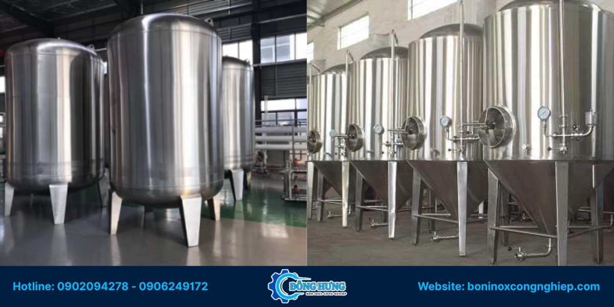 Báo giá gia công bồn inox công nghiệp tại Bình Thuận của Đông Hưng