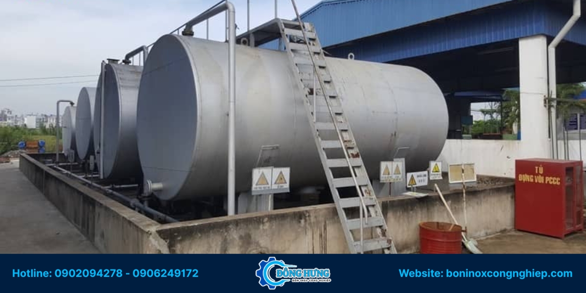 Ưu điểm khi lựa chọn Đông Hưng gia công bồn inox công nghiệp tại Lâm Đồng