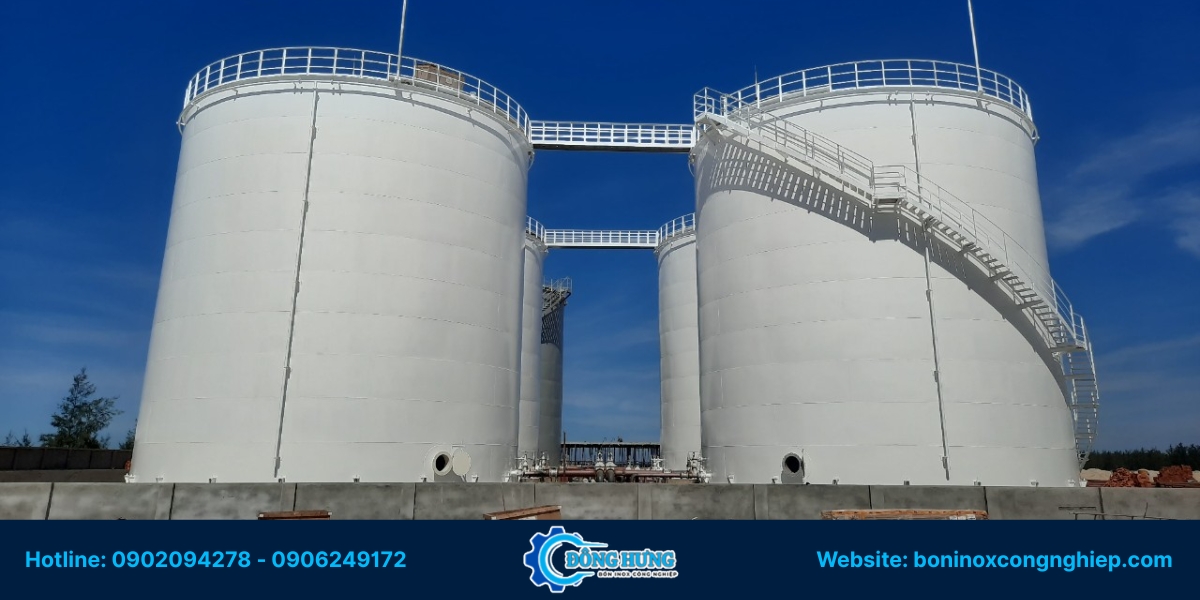 Báo giá dịch vụ lắp đặt bồn chứa hóa chất tại Bà Rịa - Vũng Tàu của Đông Hưng