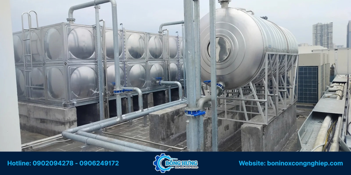Những lưu ý về lắp đặt bồn inox chứa nước tại Bình Thuận