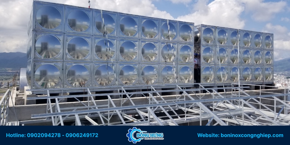 Những lưu ý về lắp đặt bồn inox chứa nước