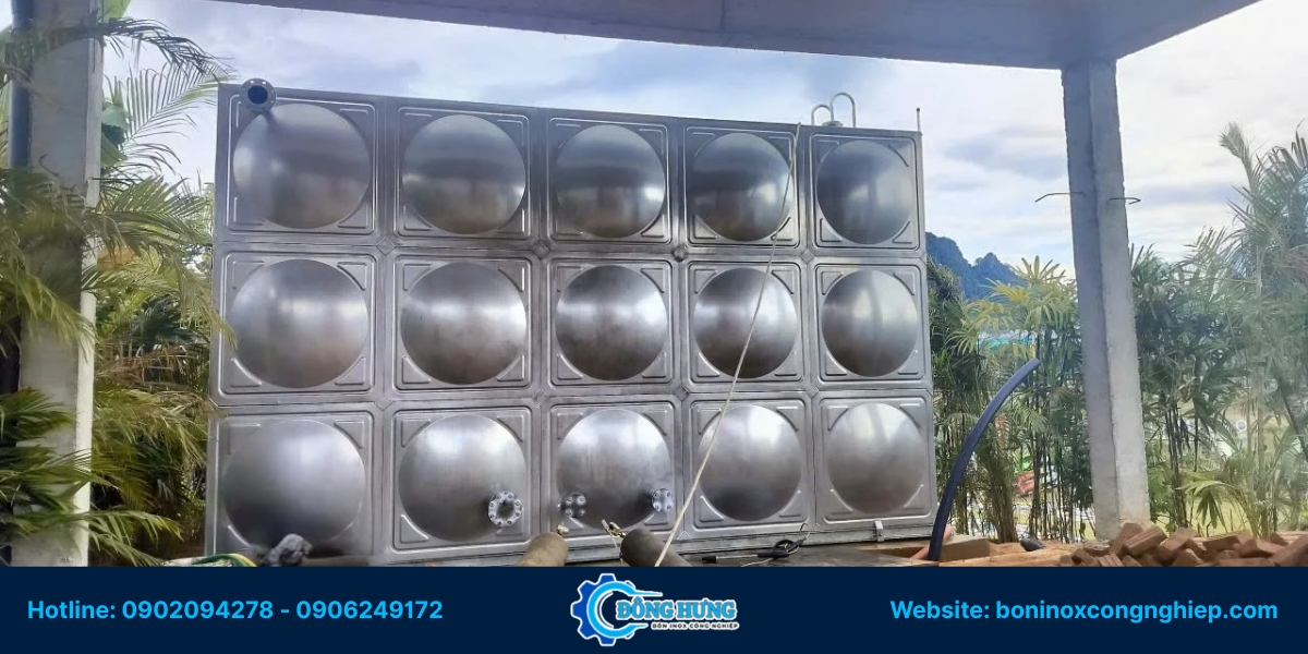 Quy trình gia công bồn inox chứa nước tại Bình Dương