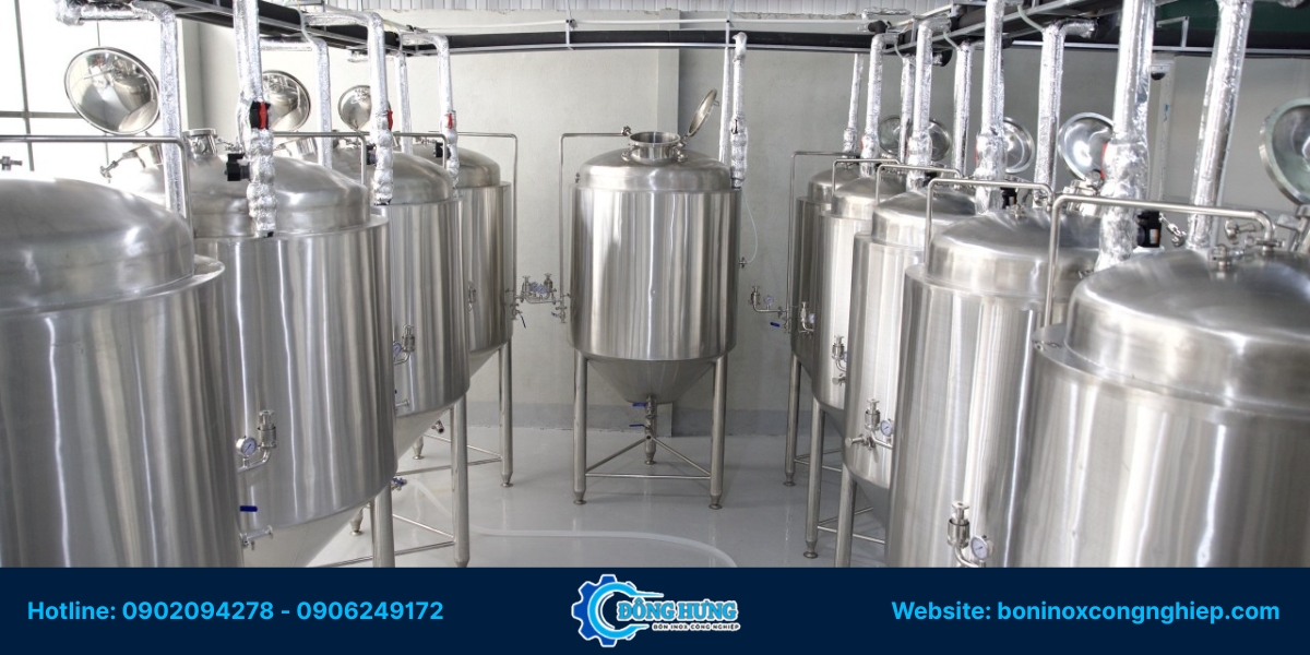 Quy trình lắp đặt bồn inox thực phẩm tại Đồng Nai