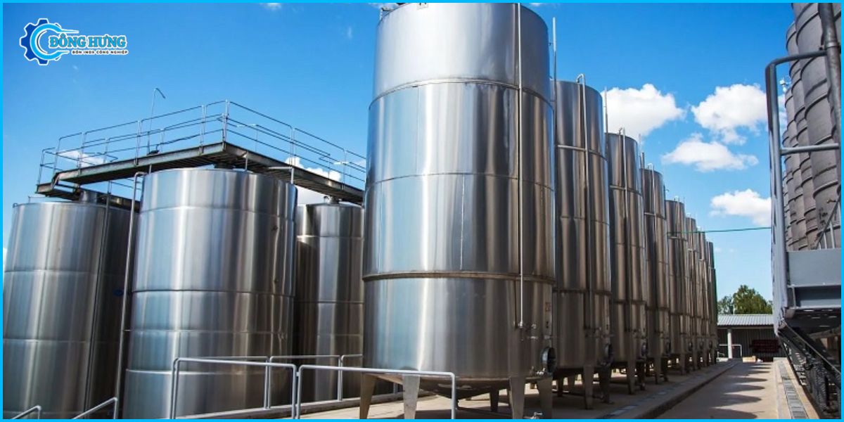 Đặc điểm nổi bật của bồn inox công nghiệp