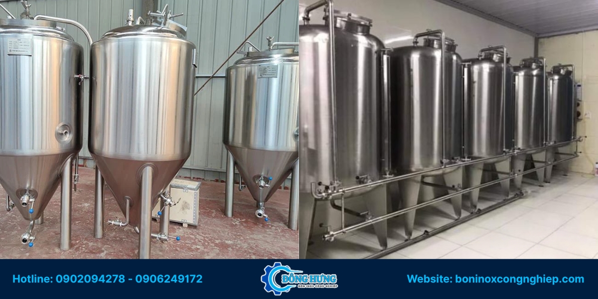 Ưu điểm khi lắp đặt bồn inox thực phẩm tại Bình Dương với Đông Hưng